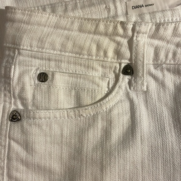 Kut from the Kloth Diana White Skinny Jeans, EUC, Sz 8 - Picture 7 of 14